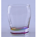 Lovely Drinking Glassware Set With Rainbow Bottom