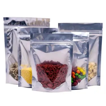 Aluminum Foil Resealable Stand Up Pouch Bag