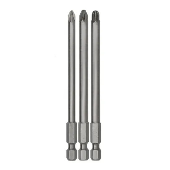100mm Hex Shank Magnetic Pozidriv Screwdriver Bits: The Ultimate Tool for Precision Drilling