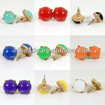 Colorful bubble earrings wholesale CRYN001