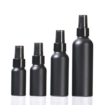Black Aluminum Fine Mist Spray Bottles