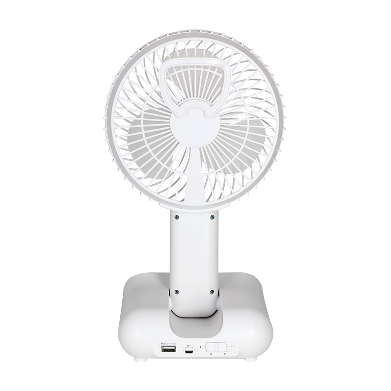 Foldable Desktop Portable Rechargeable Fan with Light