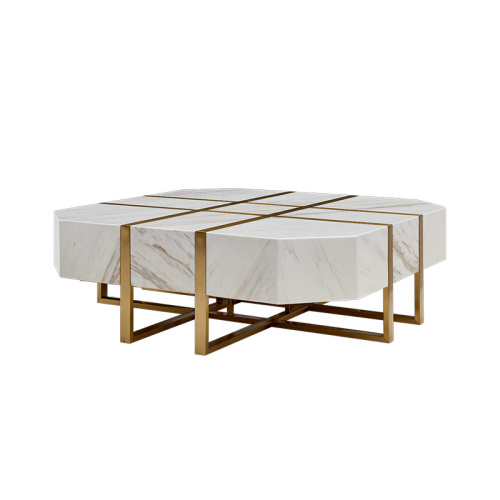 Exclusive Modern Unique Design Square Marble Coffee Tables