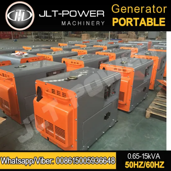 AC Single Phase Output Type 5kva electric generator silent type with 186f engine
 