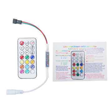 5-24V Led Controller 21Key Mini Pixel Dimmer 3pin