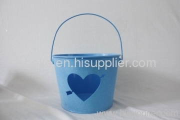 Saint Valentine's Tin Pails With Handle 