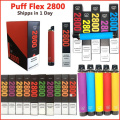 NOUVEAUX PUFF Flex jetable 2800puffs Pod Disposable Vape