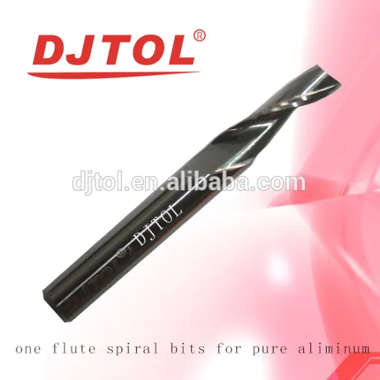 one flute spiral bits for aliminum(A series) cnc milling bits