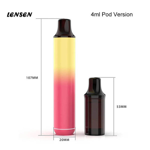 Lensen Fume 추가 일회용 vape 1500 퍼프 도매