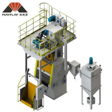 Mayflay Tumble Crawler Apon Belt Type Shot Blasting Machine