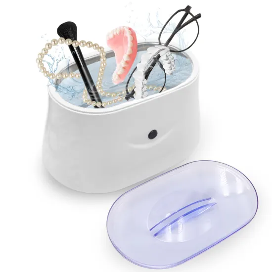 Portable Mini Ultrasonic Jewelry and Glasses Cleaner