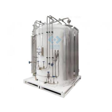 Cryogenic mini micro bulk storage tank