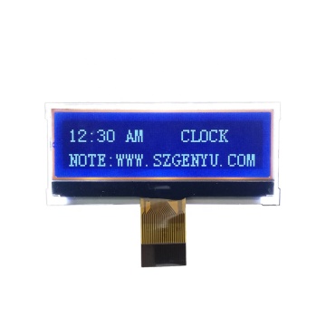 COG Graphic LCD 128x32 Blue Display FSTN with White Backlight - 22 Pin FPC Dot Matrix LCD Module