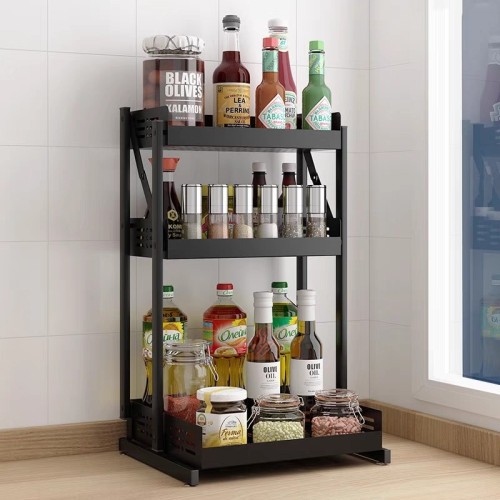 Kitchen Acrylic Spice Shelves