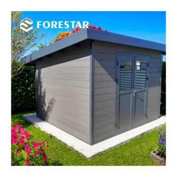 Extendable WPC Metal Garden Shed for Yards and Gardens