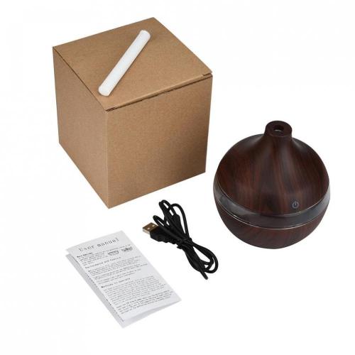 7 Color Changing 300ml Wood Grain Ultrasonic Humidifier