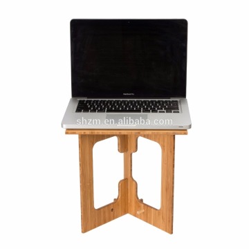 Wholesale Portable Bamboo Sit / Stand Desk,Bamboo Computer Desk Lightweight Standing Desk