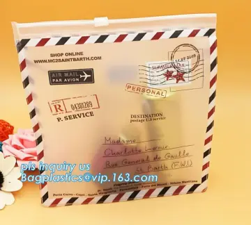slider ziplock PVC cosmetic bag promotional custom printed plastic bag, Eco-friendly frosted clear pvc plastic garment bag with