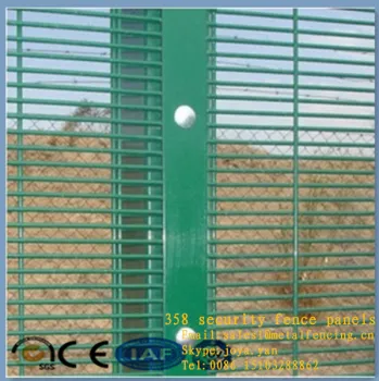 2015 fashion PVC painted 12.5x75mm mesh count protective visible wall panels welded mesh security fencing 358 fence panels