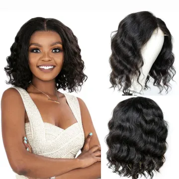 Wholesale Colored Hd Human Hair Loose Wave Bob Lace Front Bundles Peruvian Bob Lace Closure Raw Cheap Wigs With Lowest Price