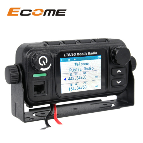 Vente chaude à longue distance Ecome A770 Dual Band POC UHF / VHF Mobile ACh radio