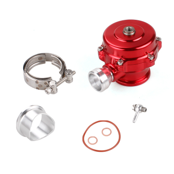 50mm BOV QR Type V-band Blow Off Valve with Weld-On Aluminum Flange (Red)
