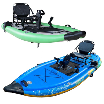 GeeTone High Quality 3-Person Inflatable Kayak Fishing Boat