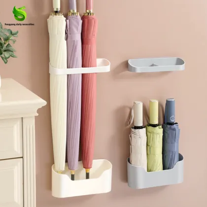 Double Layer Wall Hanging Rack for Umbrella Storage