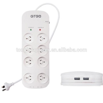 8 outlet power extension socket australian standard saa