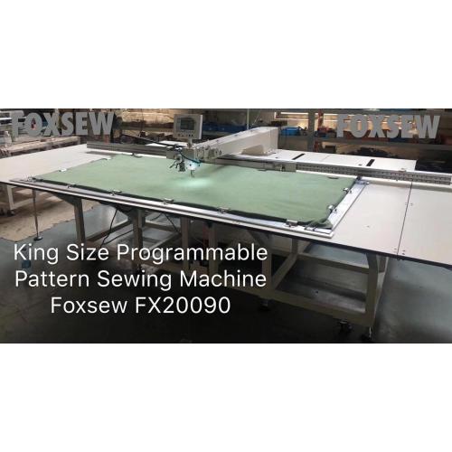 King Size Large CNC Programmable Pattern Sewing Machine