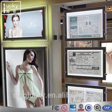 Acrylic outdoor led lighting advertising light box