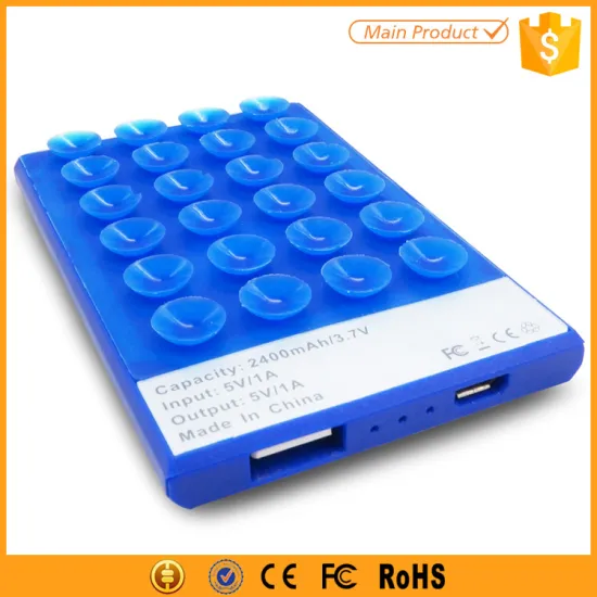 Wholesale Power Bank 2600 Promotional Gift Power Bank 2600mAh with Sucker