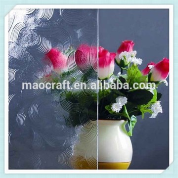 clear decorative patterned glass for partitions, sliding door