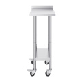 Stainless Steel Double Layers Kitchen Work Table
