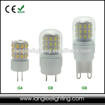 3W Aluminium + Glass G4 G8 G9 LED Light G8