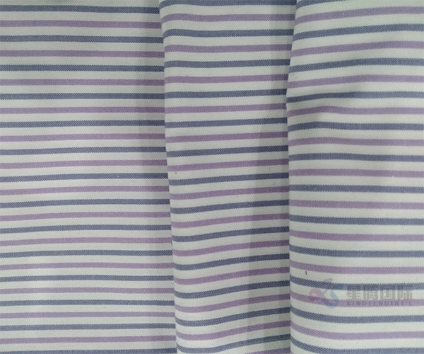 Stripe Plain Polyster Fabric