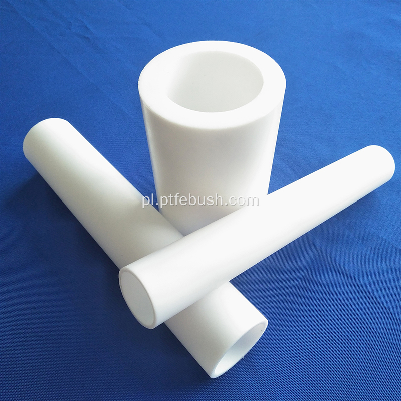 Ptfe Tube Biały duży rozmiar Dostosowany