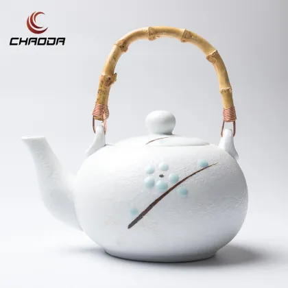 Handmade Japanese Kung Fu Teapot Set - Eco-Friendly Ceramic Tea Pot
