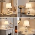 Cordless Glass Orb Lamp Multi-Color Bedside Accent