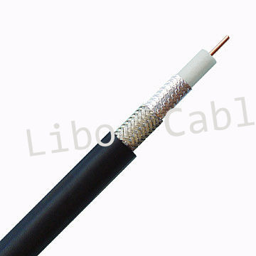 50 Ohm Cable Cctv Coaxial Cable, Rg58 Braided Coaxial Cable With Solid Copper Inner Conductor