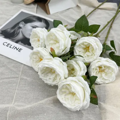 Hot Sale Wholesale Artificial Austin Roses for Wedding Decoration