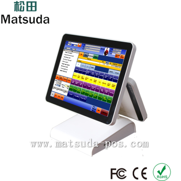 2016 new model restaurant all in one touch pos machine with 12inch screen