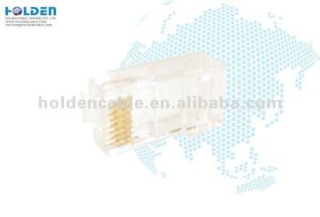 4-Core RJ11 Telephone plug 6P4C Unshielded
