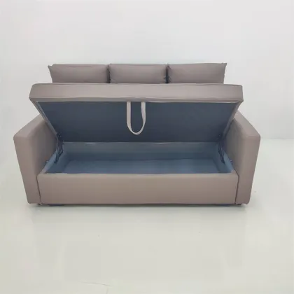 European Style Adjustable Headrest Multifunctional Storage Sofa