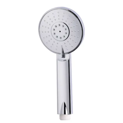 Shower head on long wall monsoon round shower head