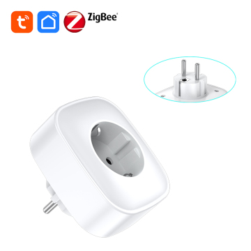 BSD63 EU Smart Plug with Energy Monitor - Tuya Zigbee Mesh, Firmware Customizable, Compatible with ESP Series for Smart Home