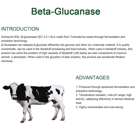 Feed Beta glucanase enzyme
