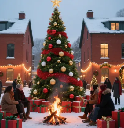 Classic Traditional Style Christmas Tree