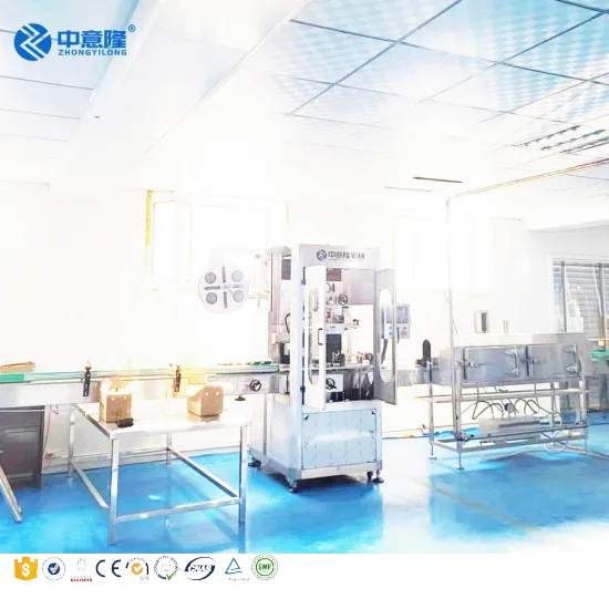 Automatic Heating Bottle Shrink Sleeve Labeling Machine with Steam Tunnel