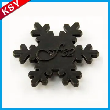 New Product China Manufacturer Round Plate Waterproof Metal Plates Handbag Brand Logo Tag